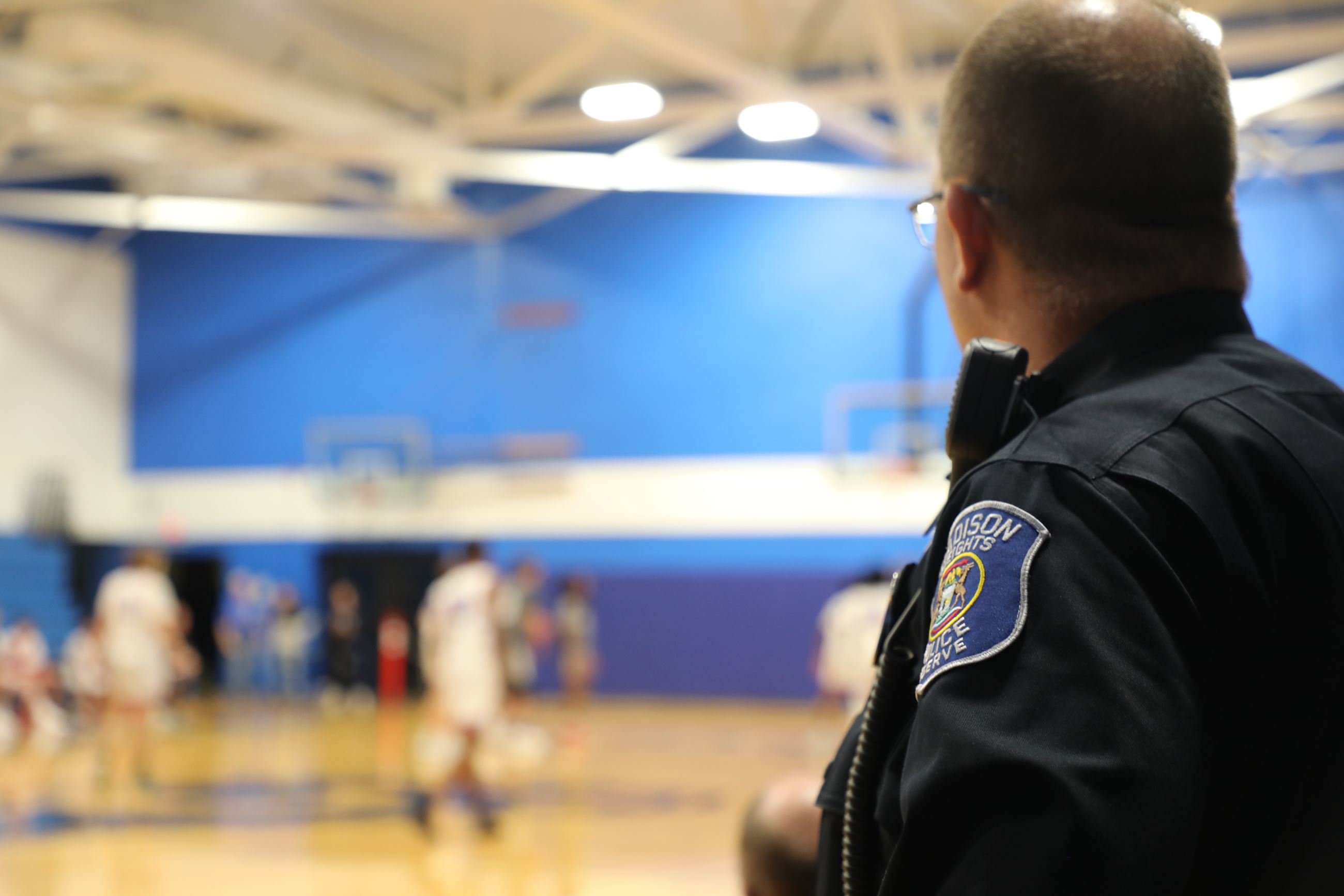 Police Reserves at Basketball Game