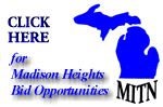 MITN Icon with State of Michigan graphic in blue