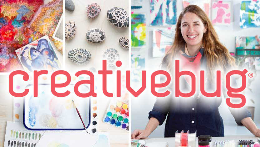 creativebug craft videos logo and link