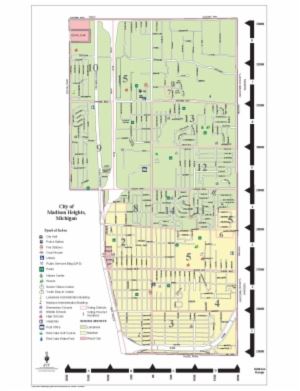Current Map of Madison Heights