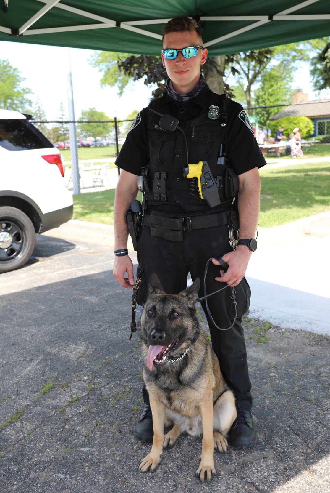 Photo of K-9 Harko & Officer Bradley