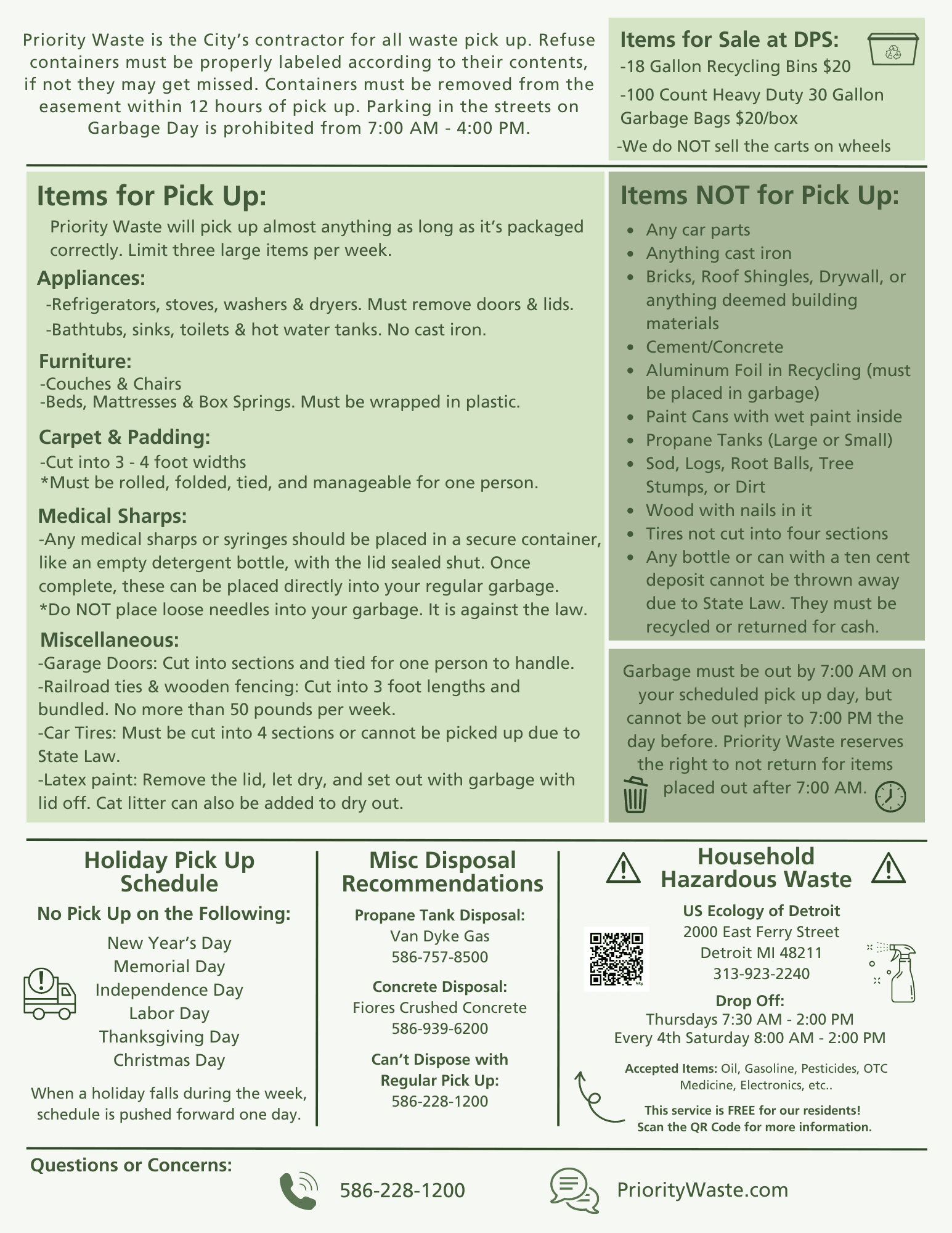 Refuse in the Heights